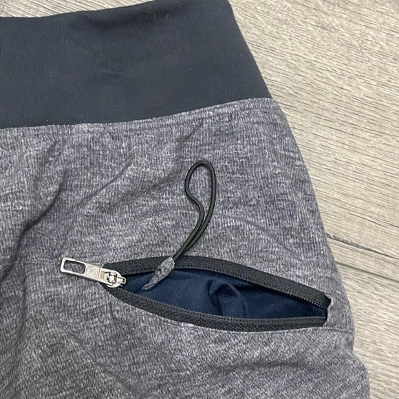 Lululemon T.H.E. Short Gray Mens Large Linerless Inseam 8" Drawstring Sz L - Picture 5 of 9